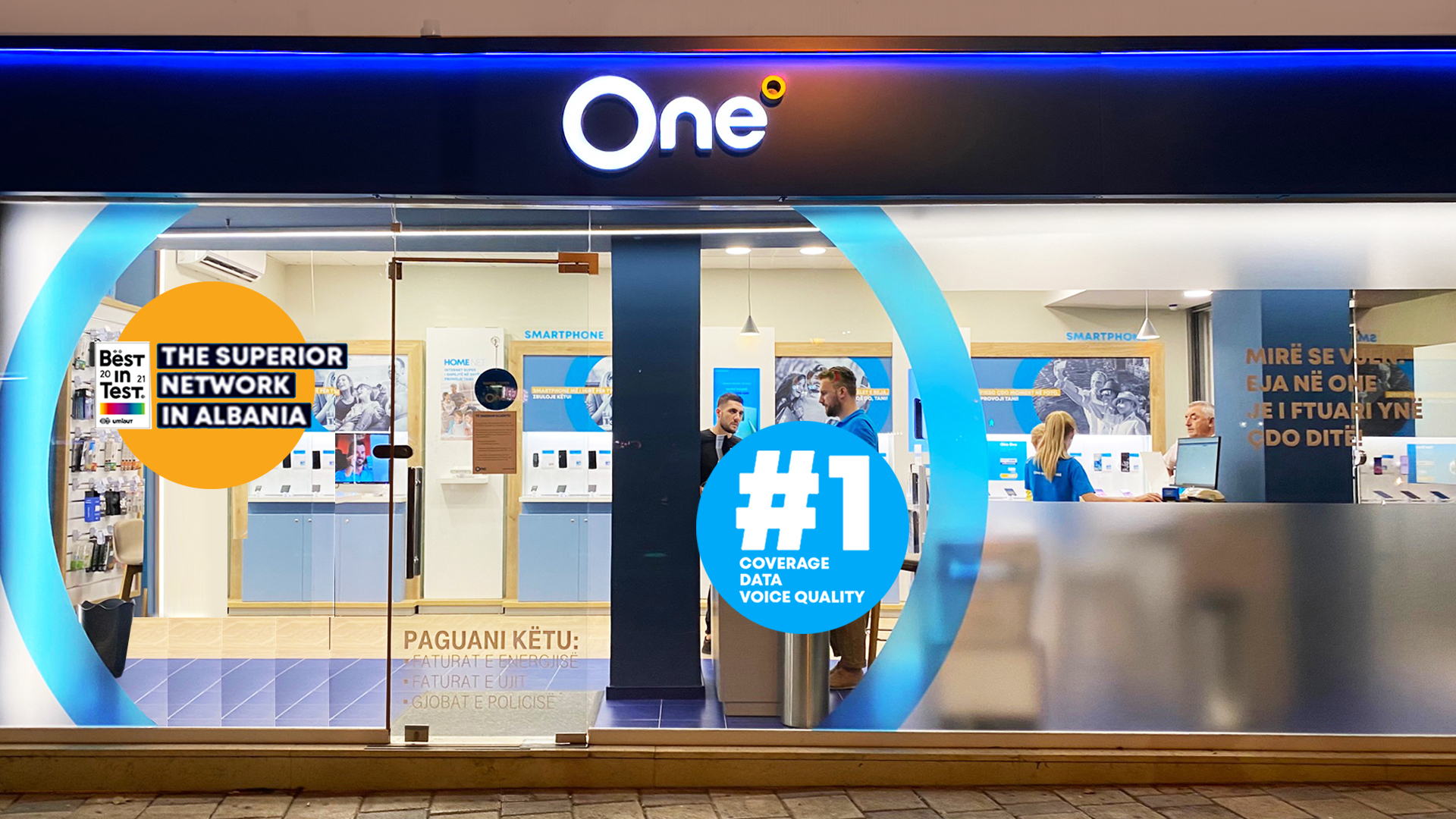 One Telecommunications - Best in Test brand campaign