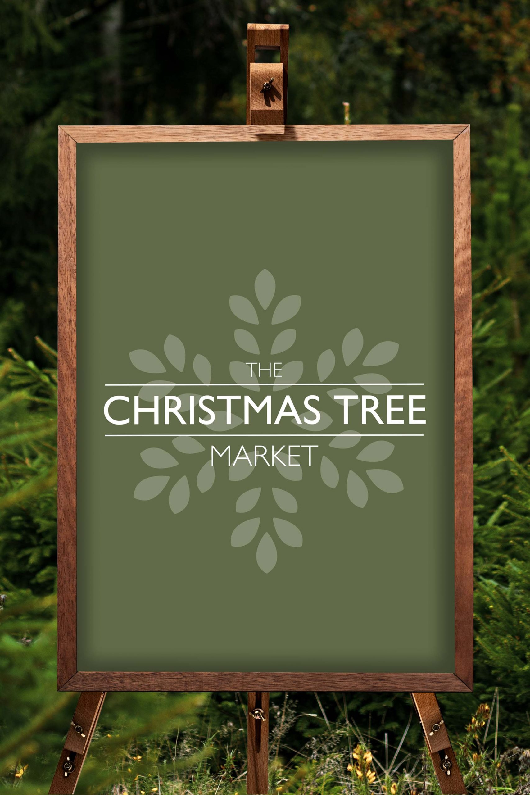 Tree Market sign Beckworth Emporium branding
